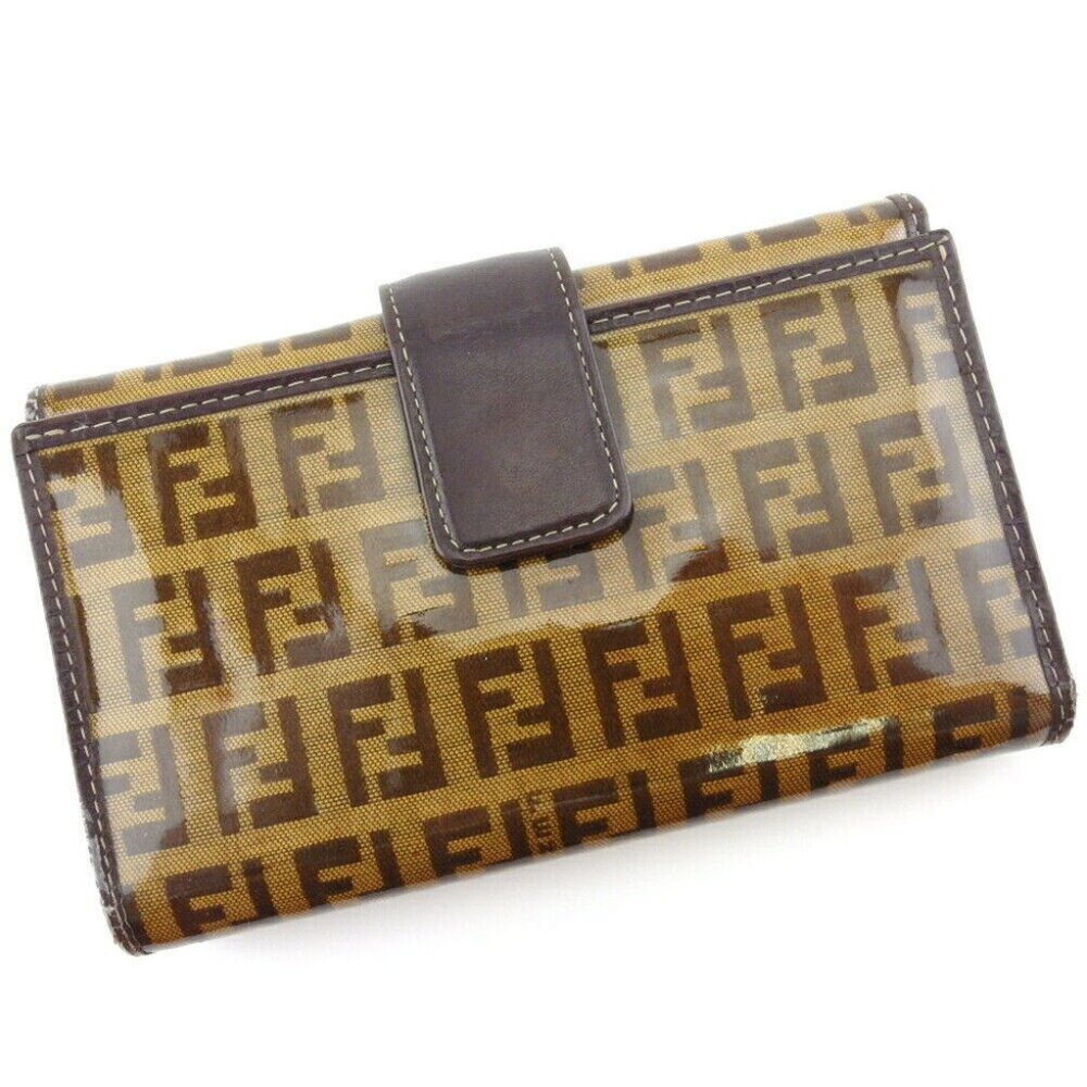 FENDI Molded Wallet Central Long Wallet